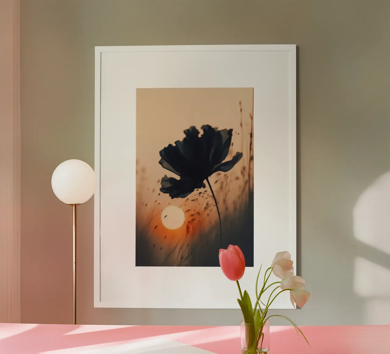 Before Sunset No 1 carta hahnemühle da treechild