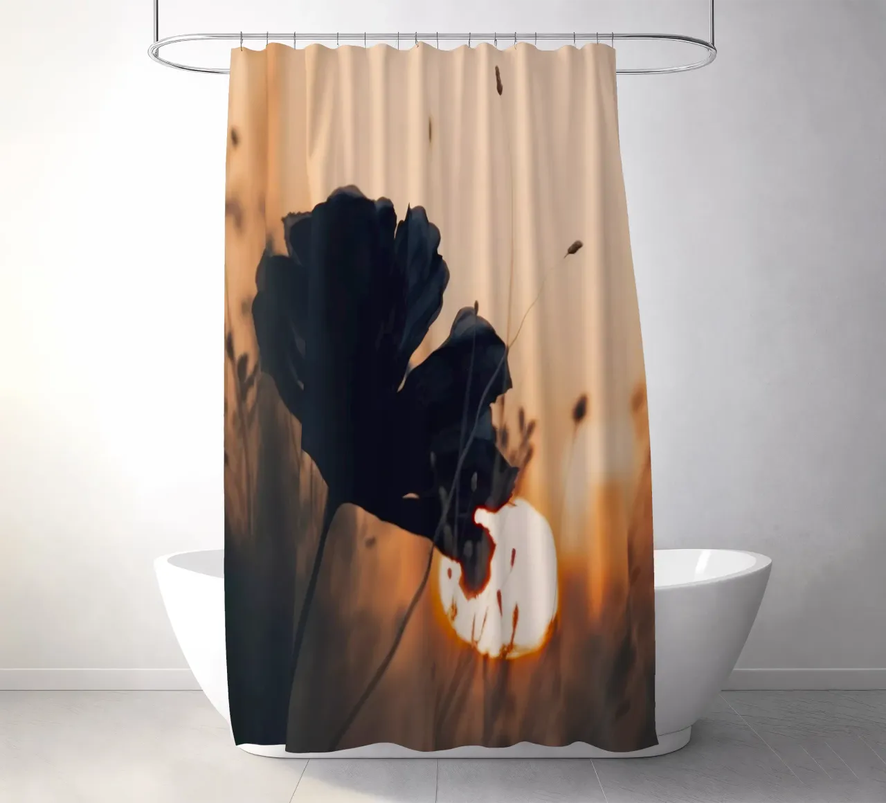 Before Sunset No 2 shower curtain by treechild