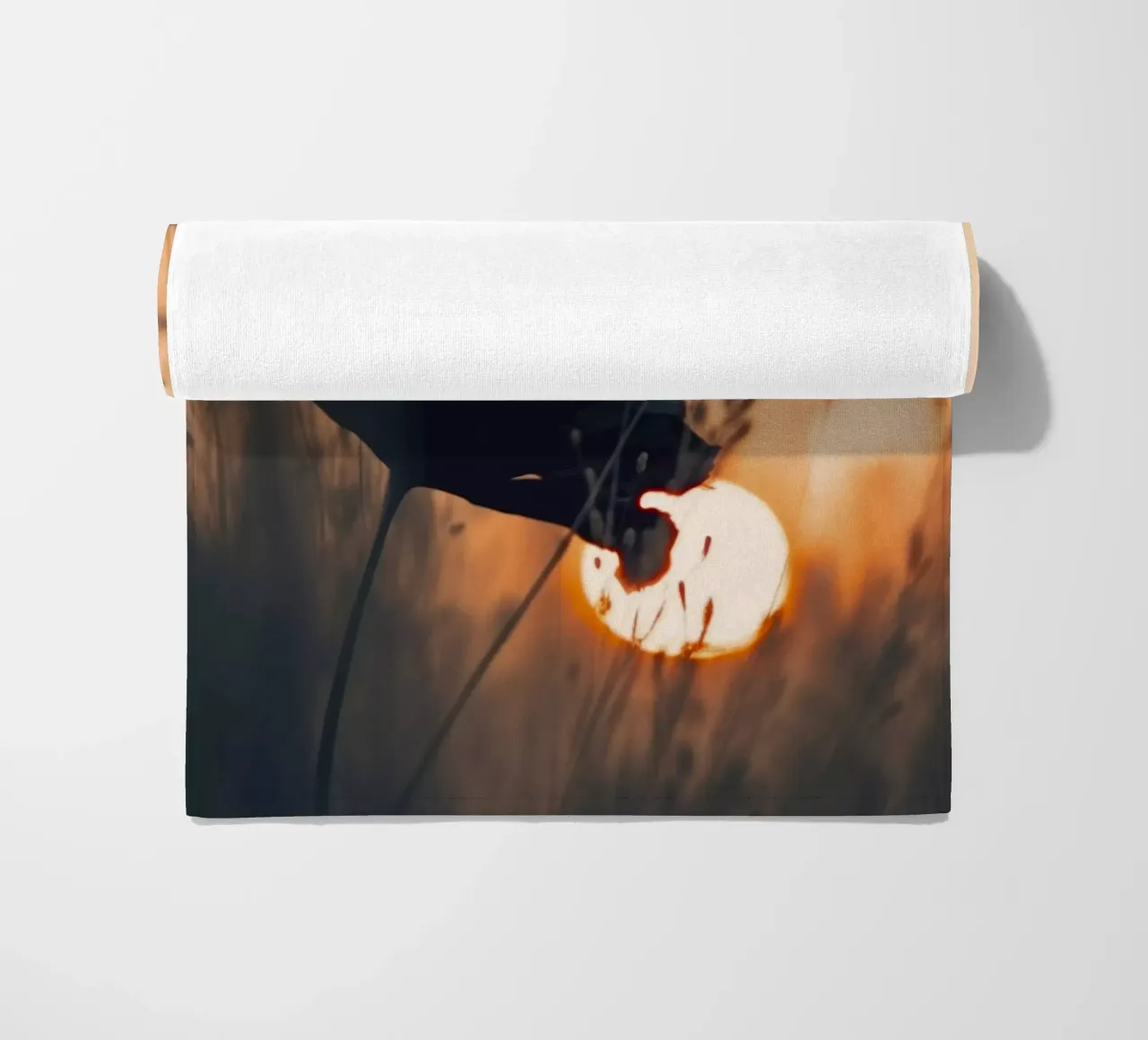 Before Sunset No 2 beach towel by treechild