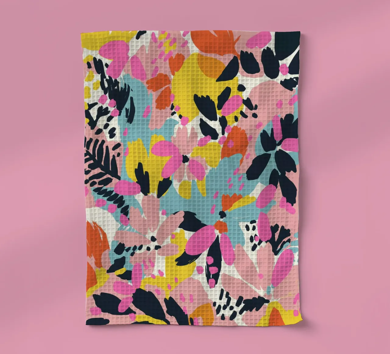 Summer Flowers No 1 canovaccio da cucina da treechild