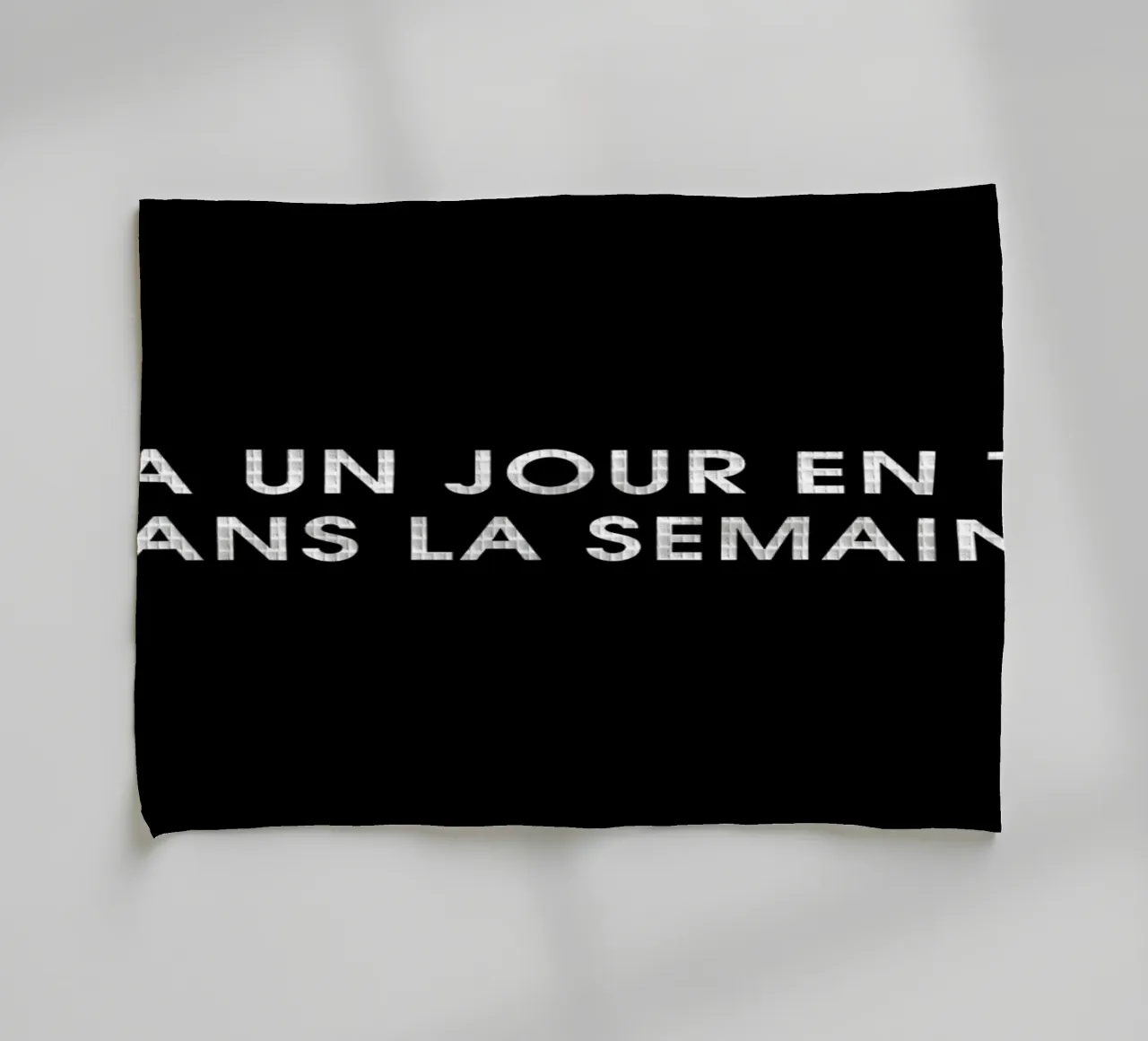 Il y a un jour en trop dans la semaine - Black torchon de Intertitres