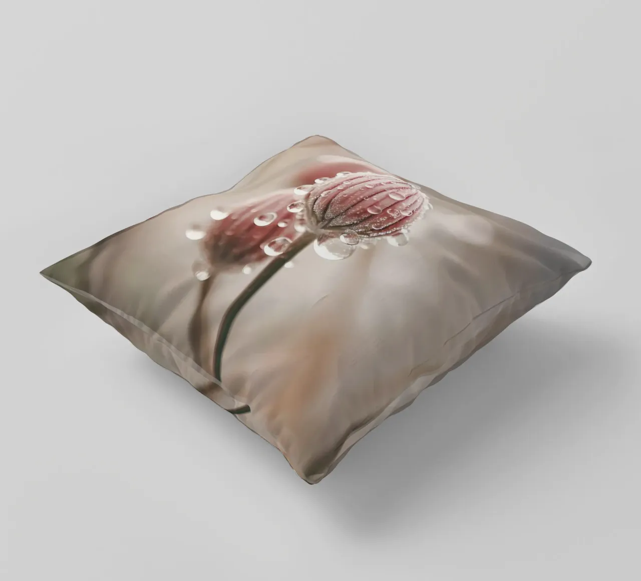 Pastel Nature Macro No 5 cuscino da treechild