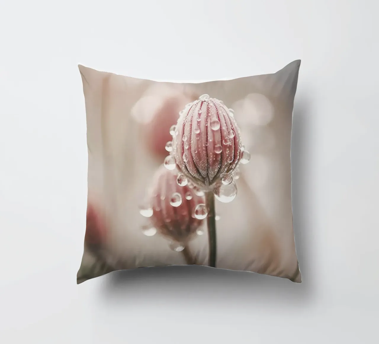 Pastel Nature Macro No 5 cuscino da treechild