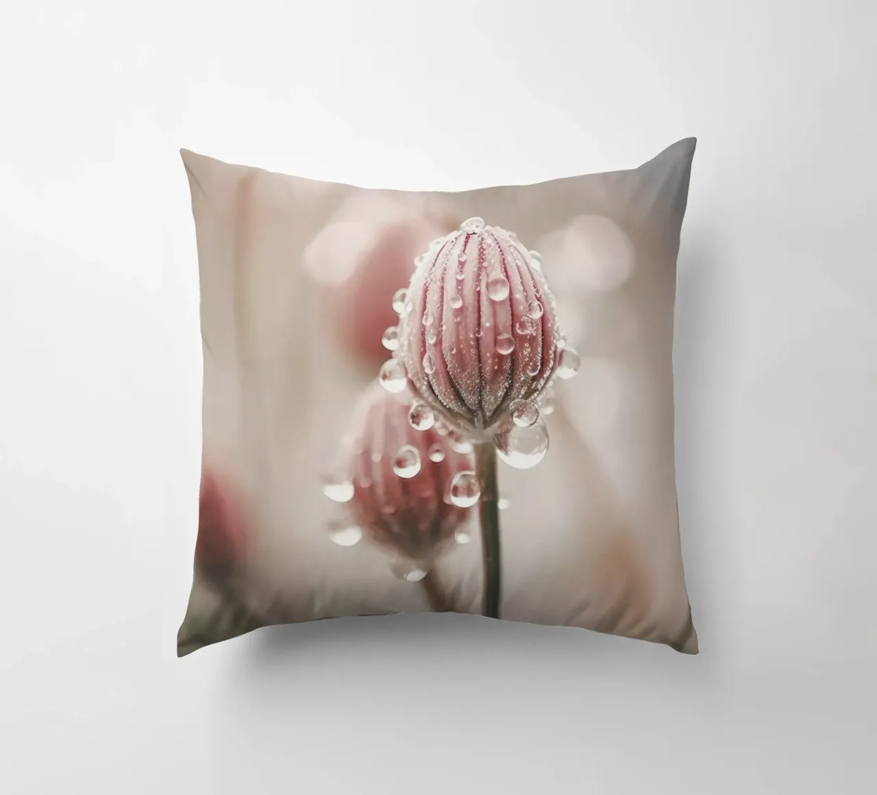 Pastel Nature Macro No 5 cuscino da treechild