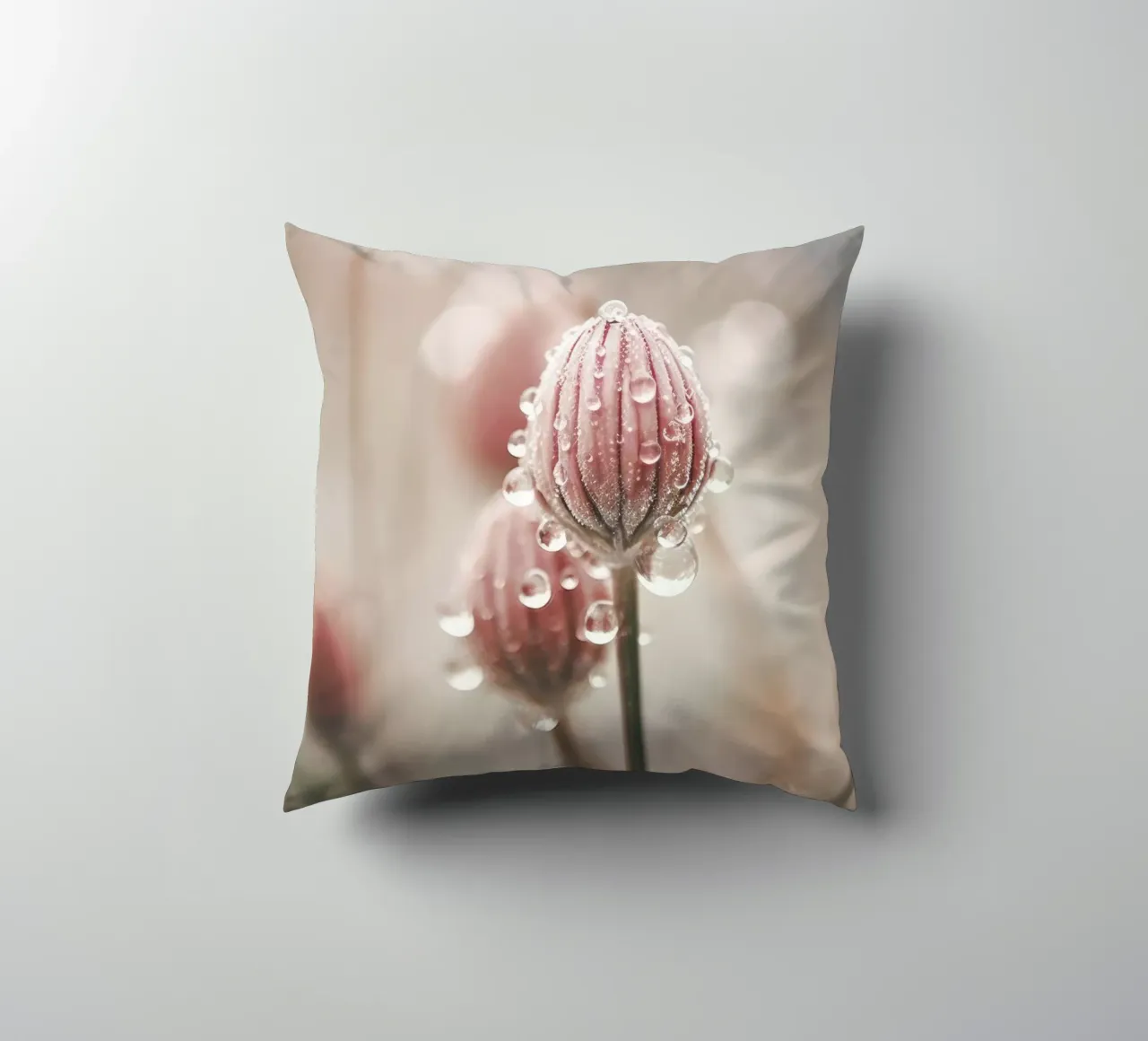 Pastel Nature Macro No 5 cuscino da treechild