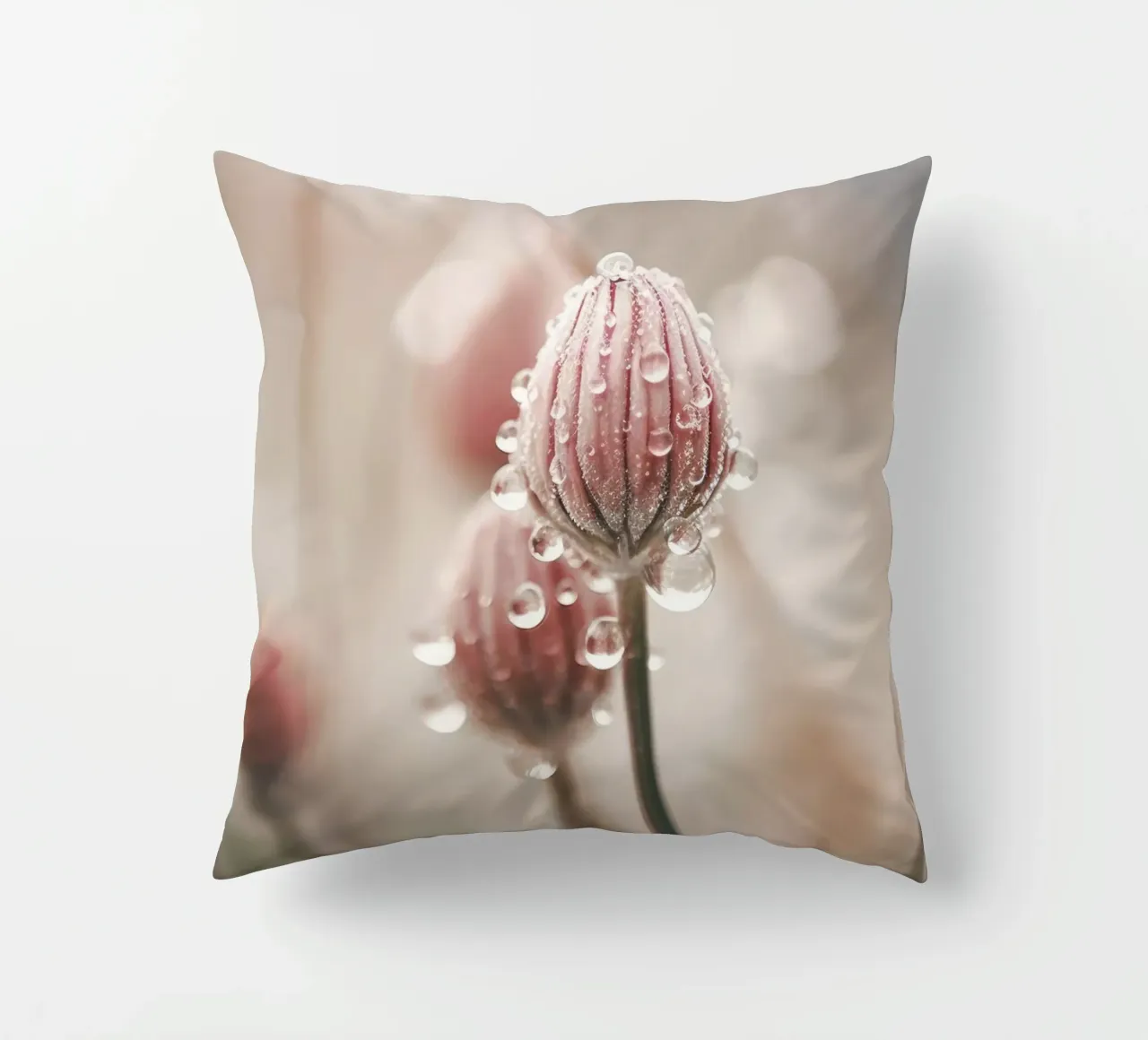 Pastel Nature Macro No 5 cuscino da treechild