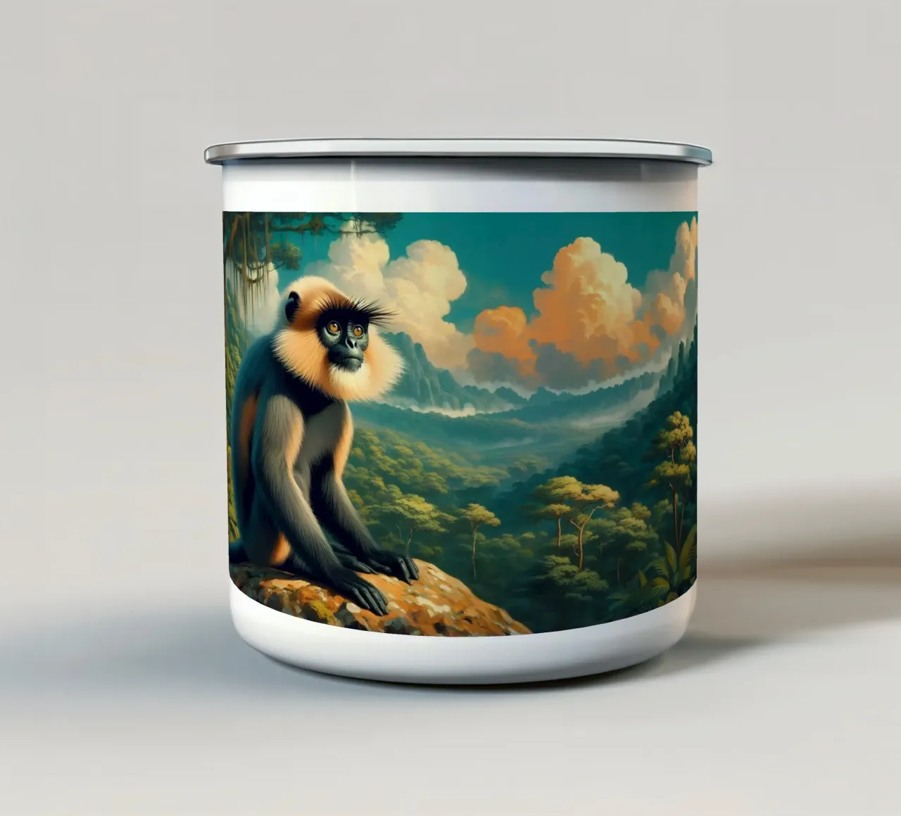 SACRO SINGOLO tazza in smalto da RUBIANT ART