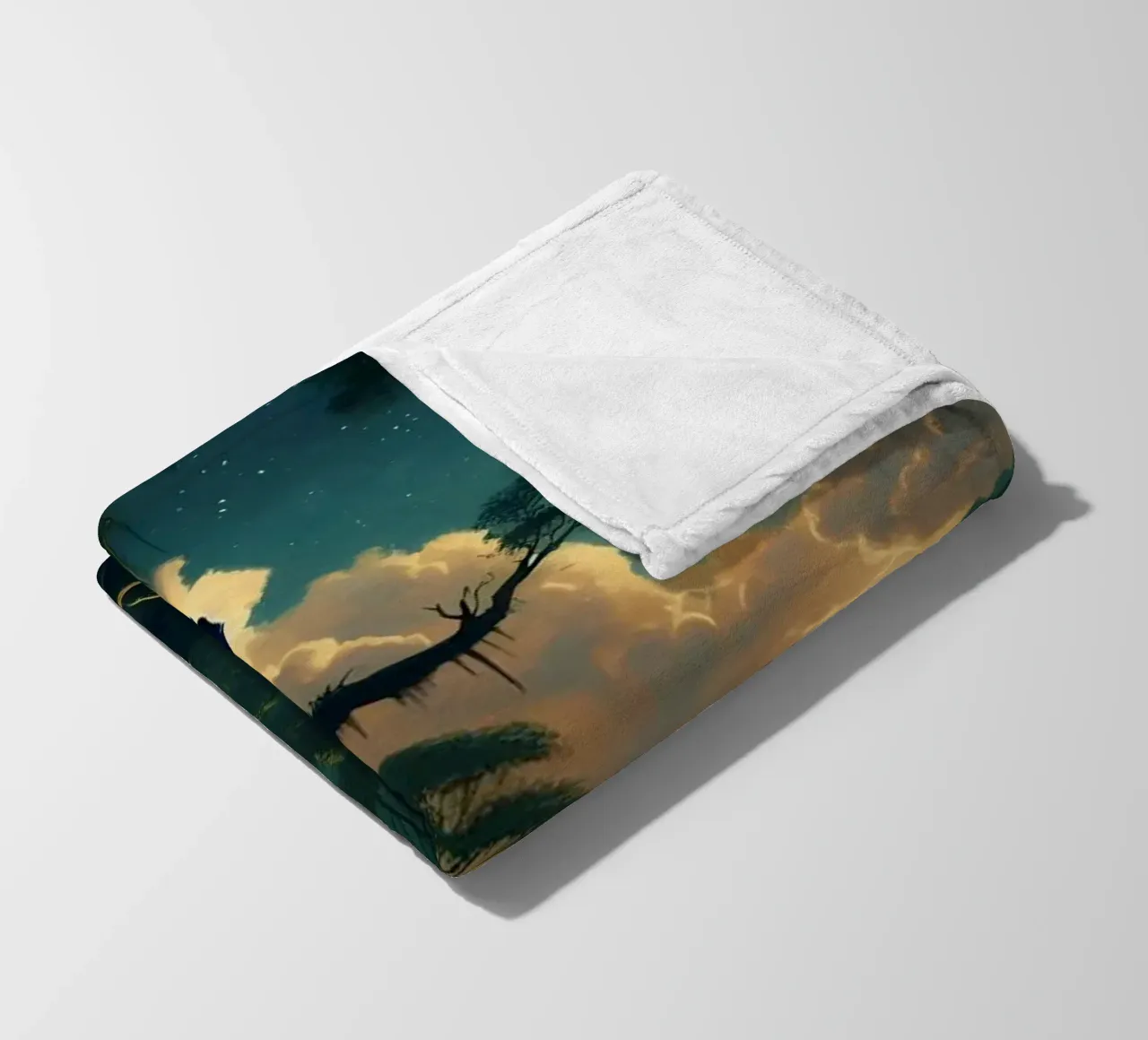 PANTHERE NOIRE coperta in pile da RUBIANT ART