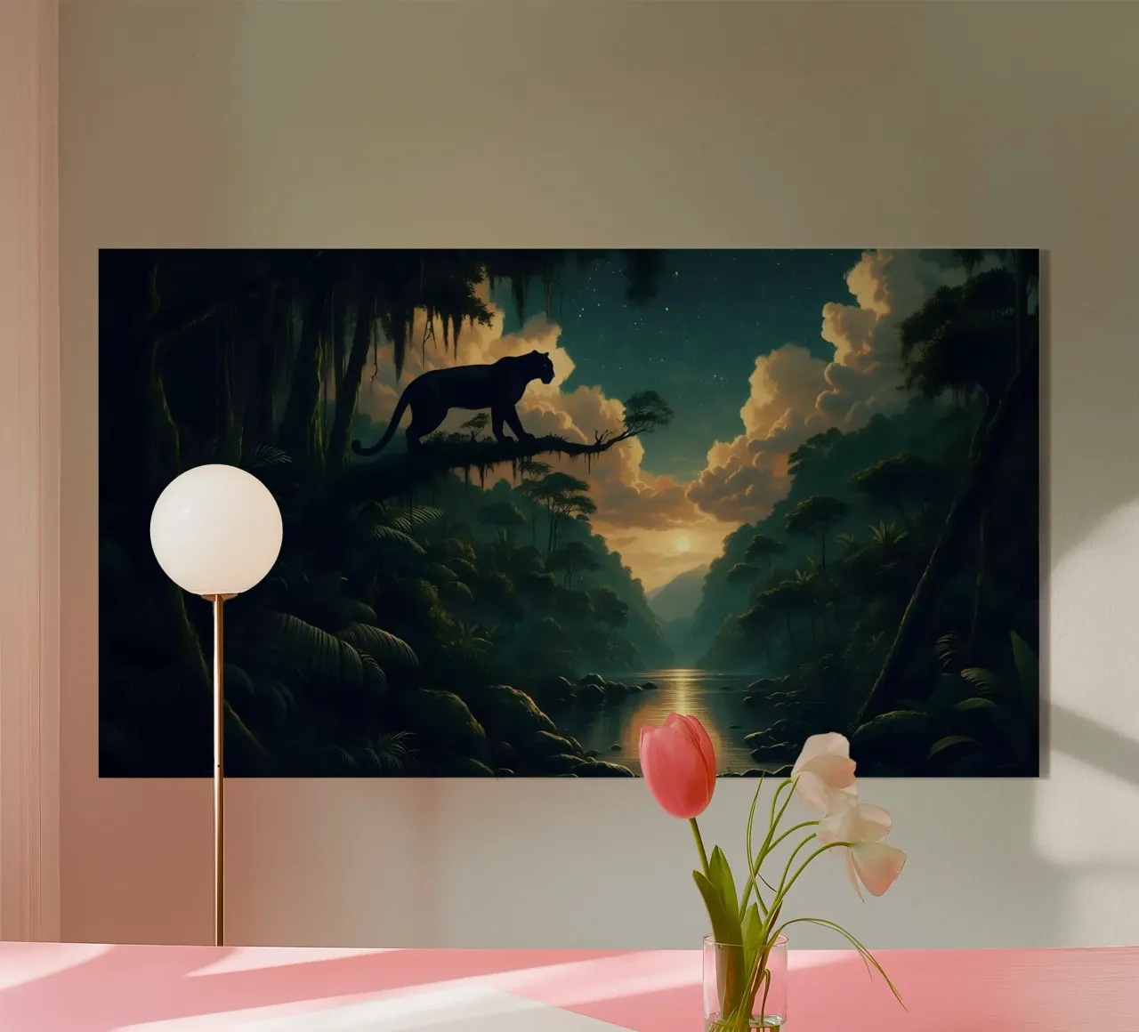 PANTHERE NOIRE plexiglass da RUBIANT ART