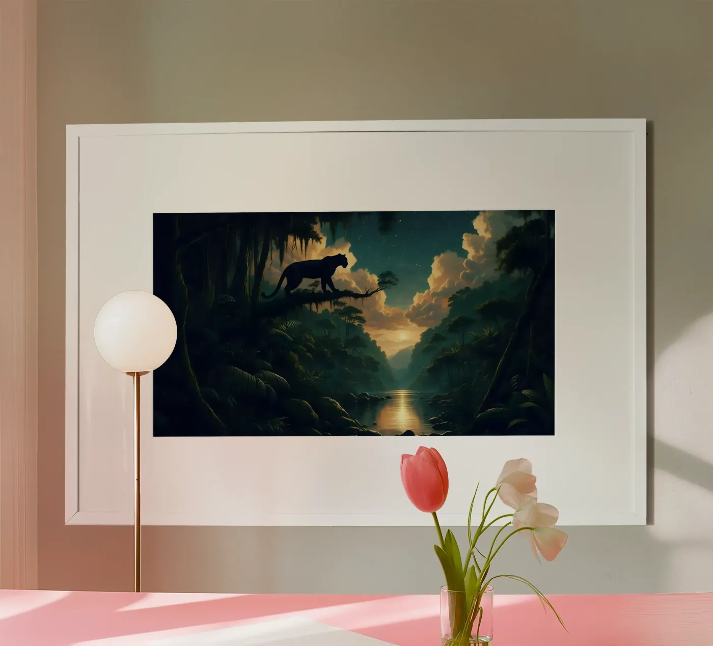 PANTHERE NOIRE poster da RUBIANT ART