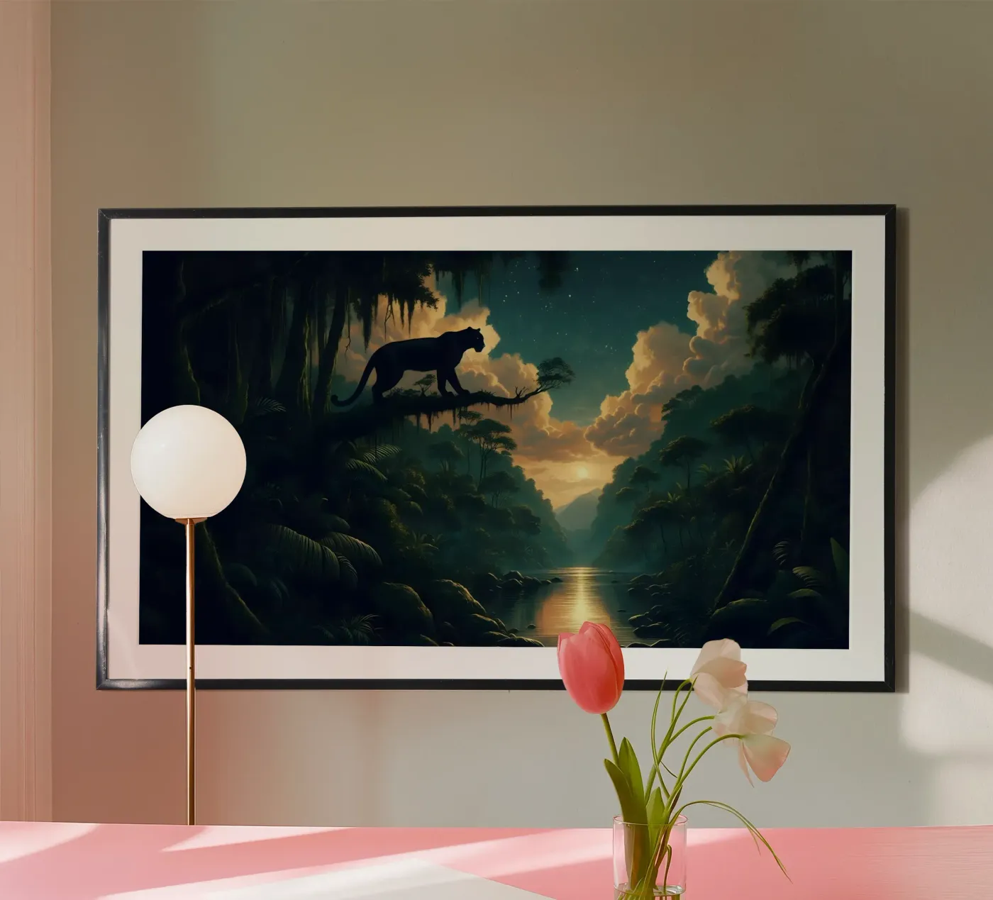 PANTHERE NOIRE poster da RUBIANT ART