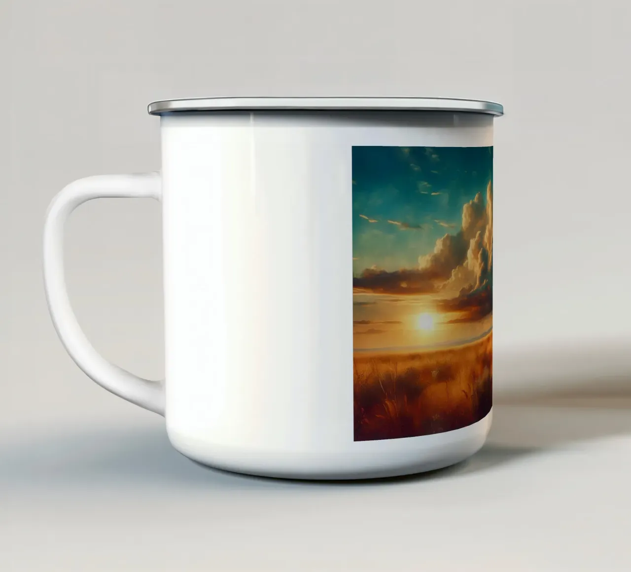 LEONE tazza in smalto da RUBIANT ART