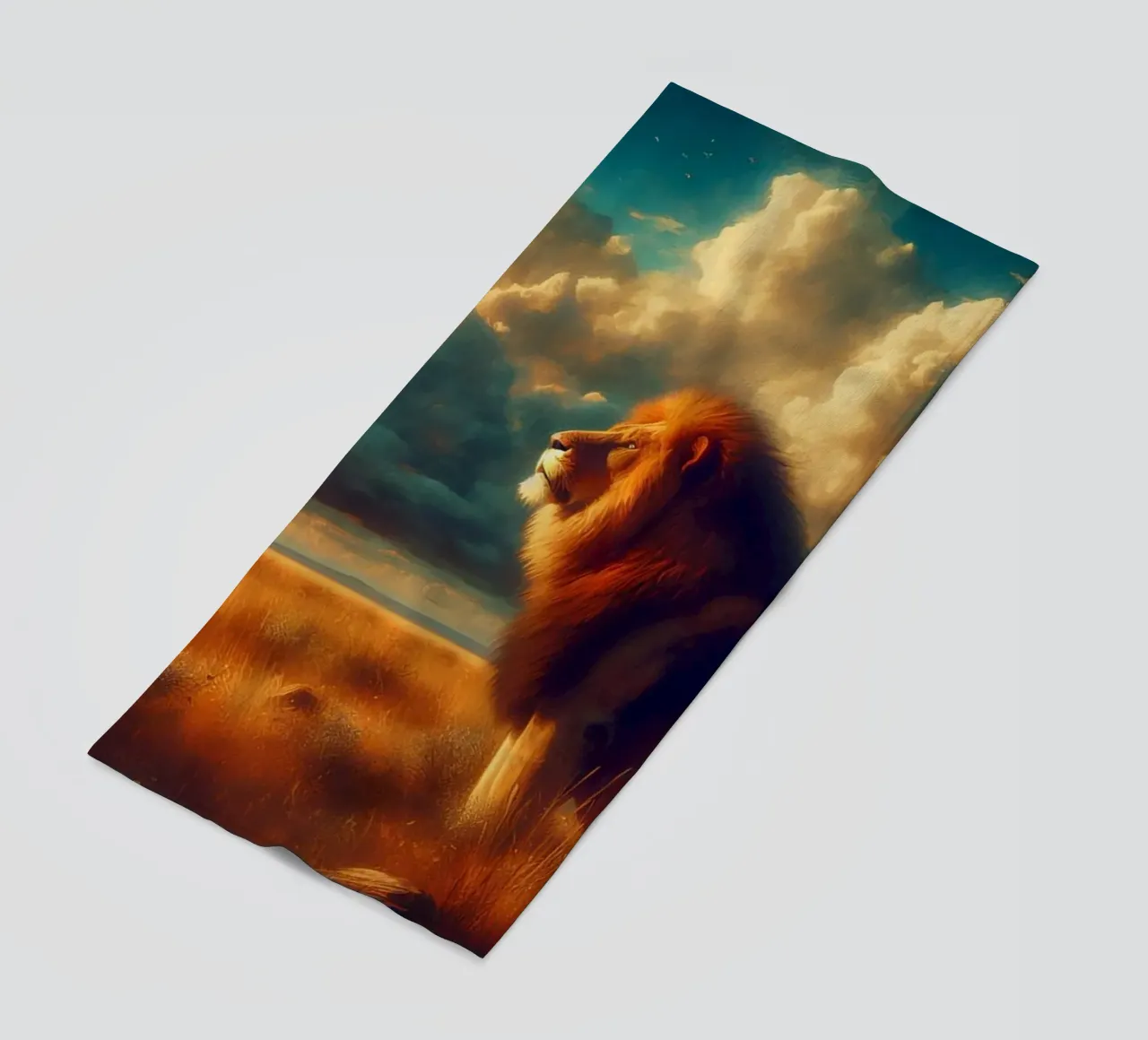 LEONE telo mare da RUBIANT ART