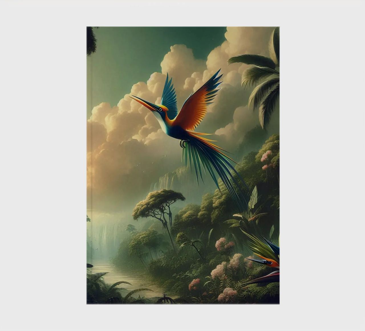 BIRD OF PARADISE notebook by RUBIANT ART