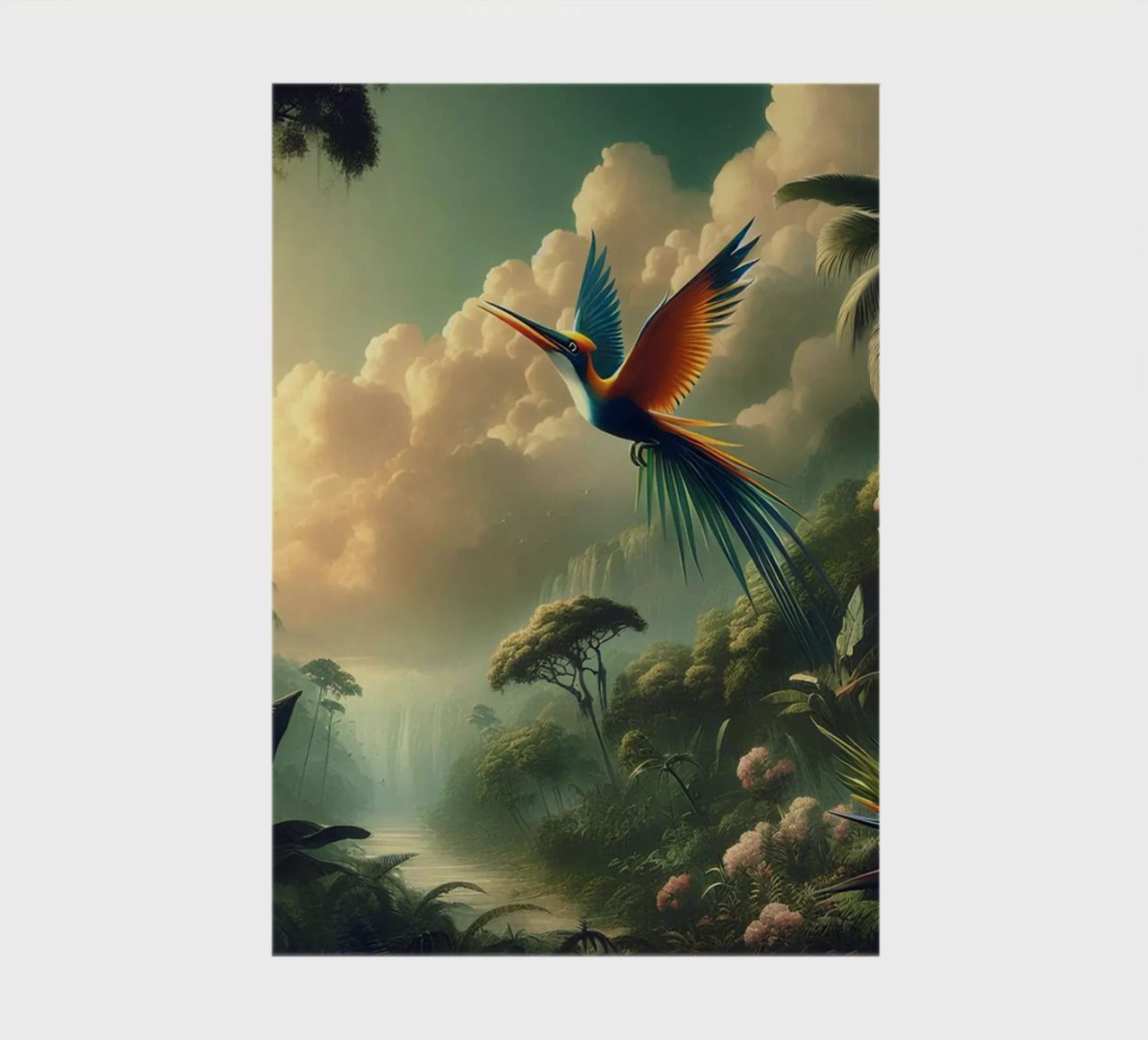BIRD OF PARADISE notebook by RUBIANT ART