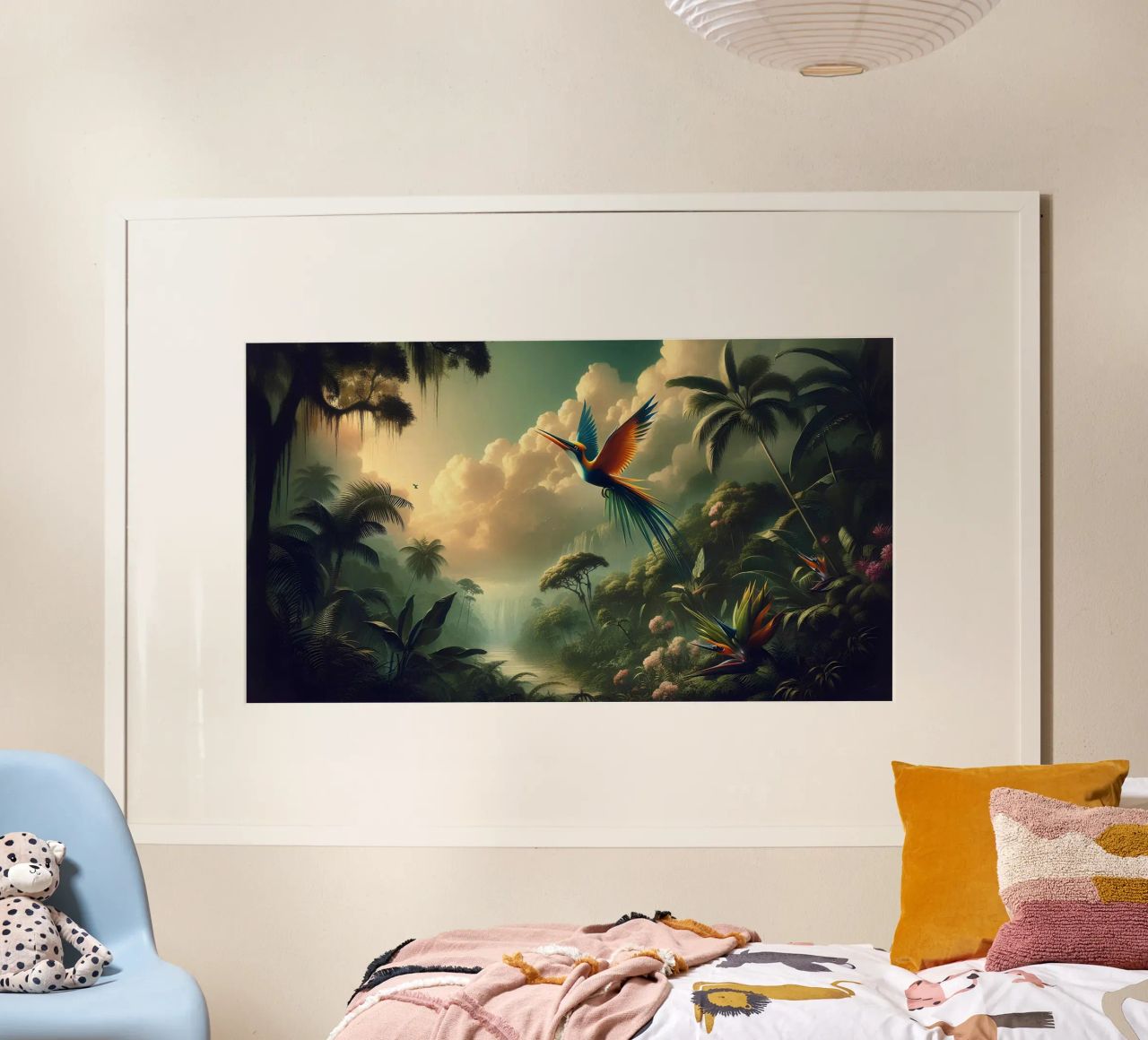 BIRD OF PARADISE poster by RUBIANT ART
