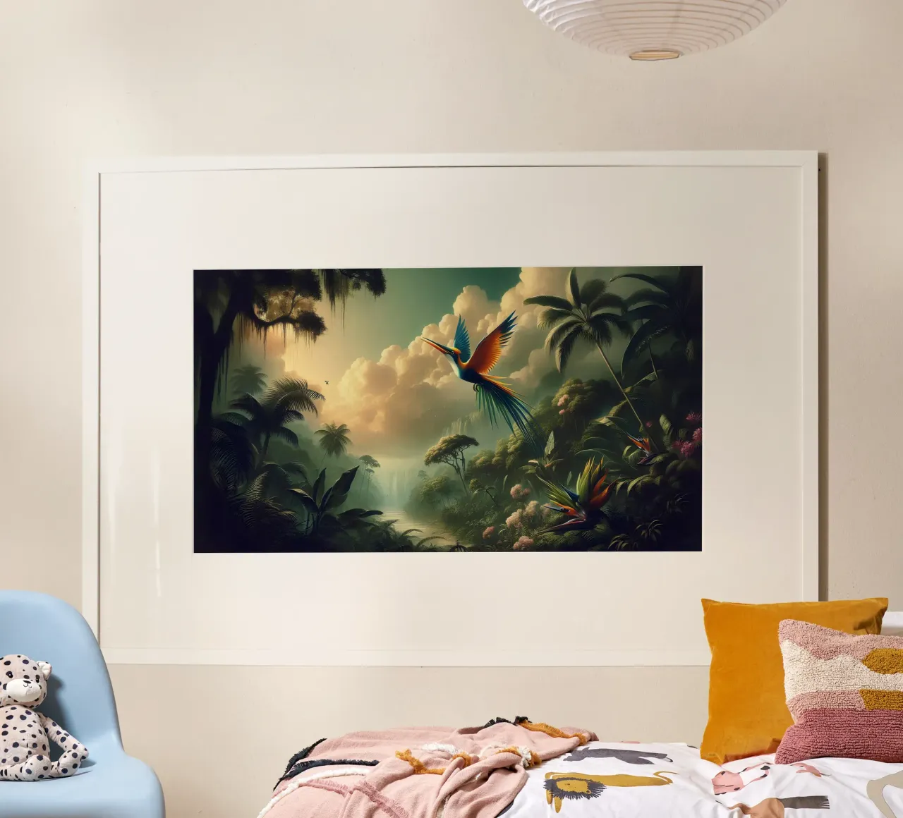UCCELLO DEL PARADISO poster da RUBIANT ART