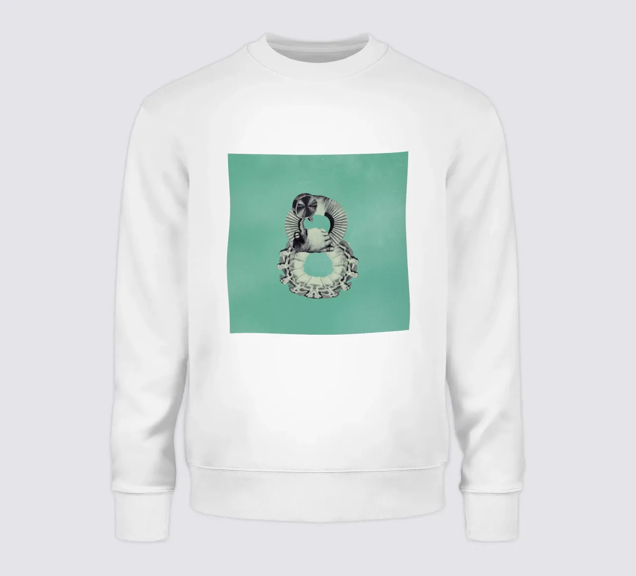 Steampunk Alphabet Number 8 sweatshirt by Birgit Palma
