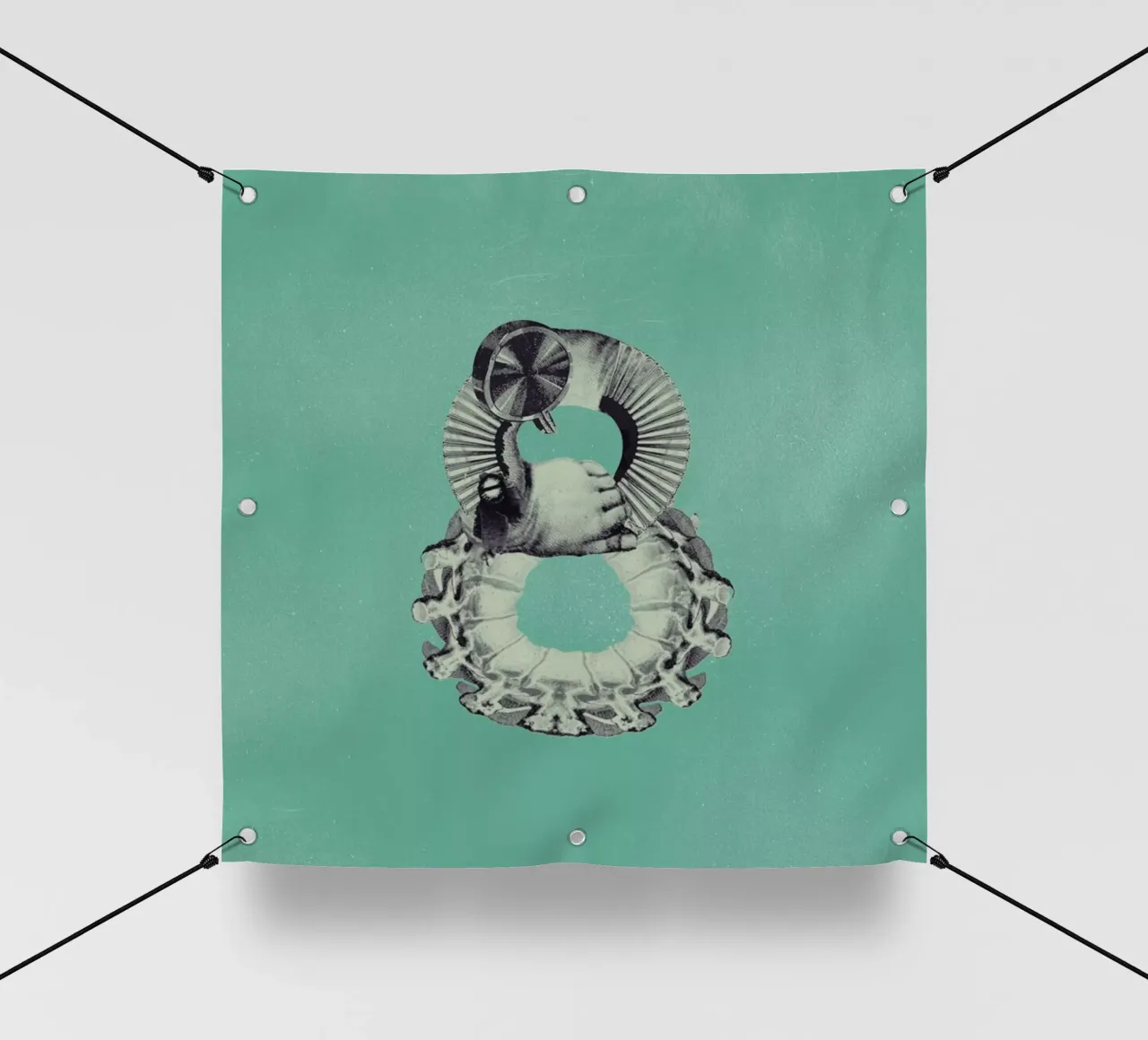 Steampunk Alphabet Number 8 telo in pvc da Birgit Palma