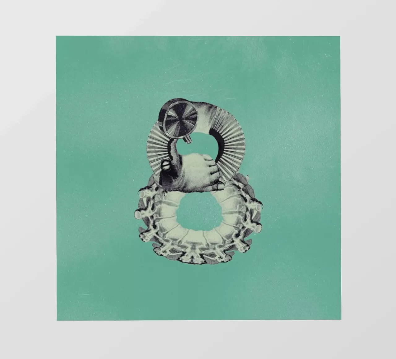 Steampunk Alphabet Number 8 telo in pvc da Birgit Palma