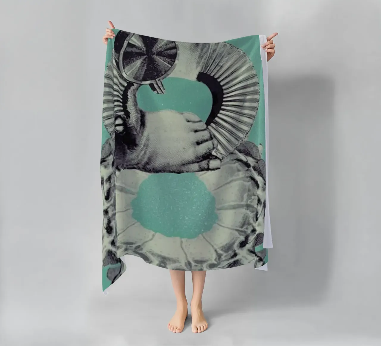 Steampunk Alphabet Number 8 telo mare da Birgit Palma