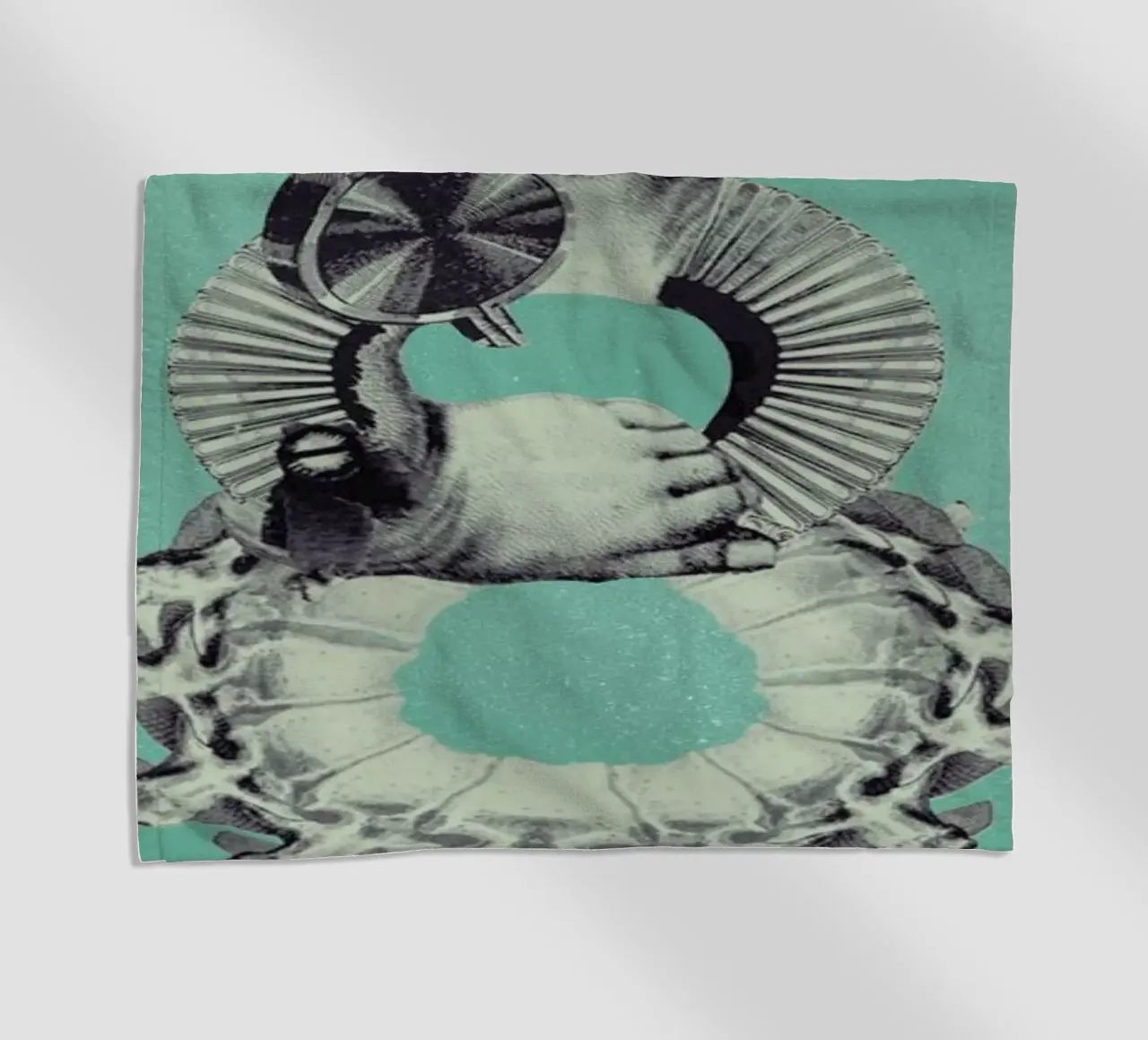 Steampunk Alphabet Number 8 telo mare da Birgit Palma