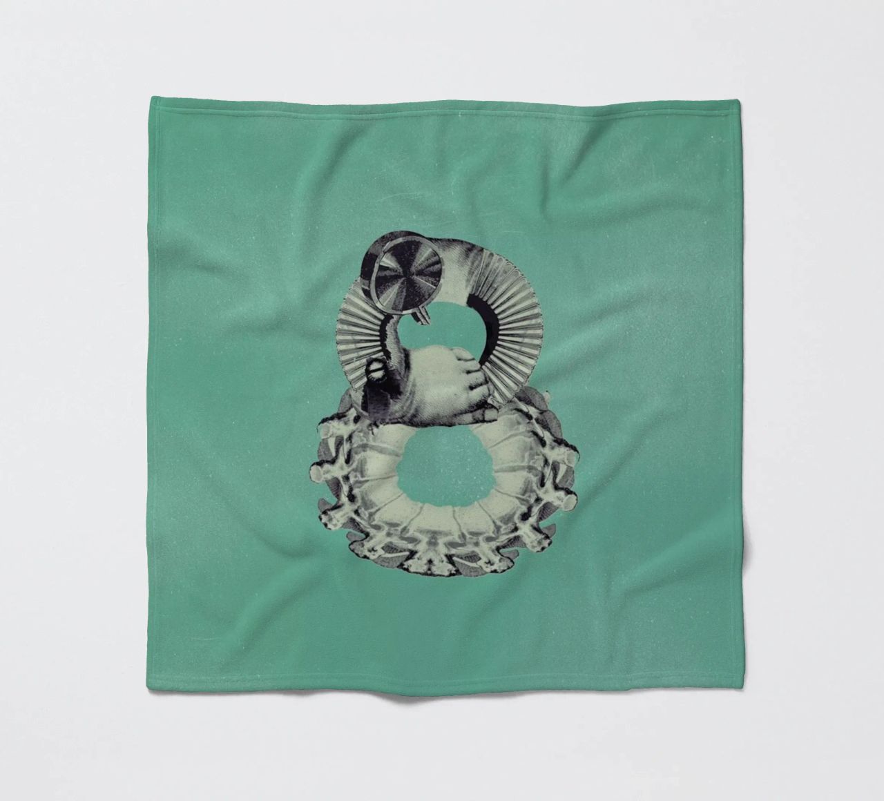 Steampunk Alphabet Number 8 coperta in pile da Birgit Palma