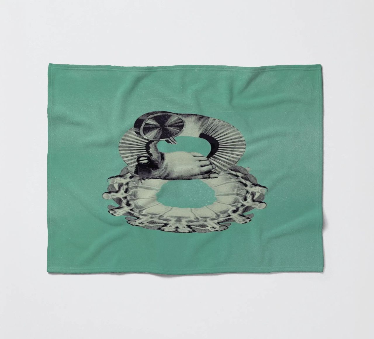 Steampunk Alphabet Number 8 coperta in pile da Birgit Palma