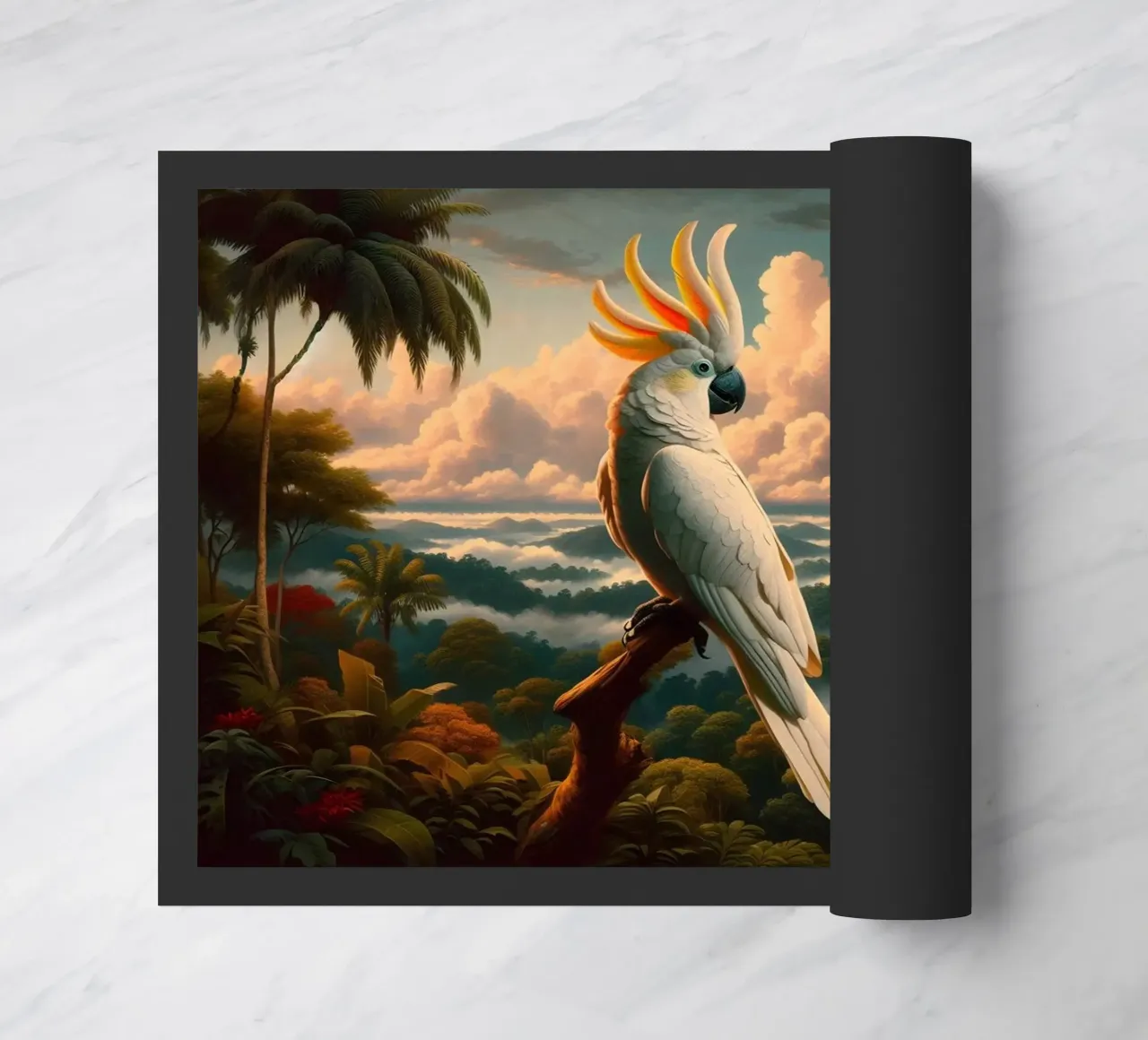 CACATOES deurmat van RUBIANT ART