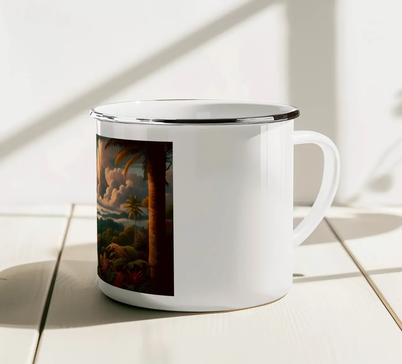 CACATOI tazza in smalto da RUBIANT ART