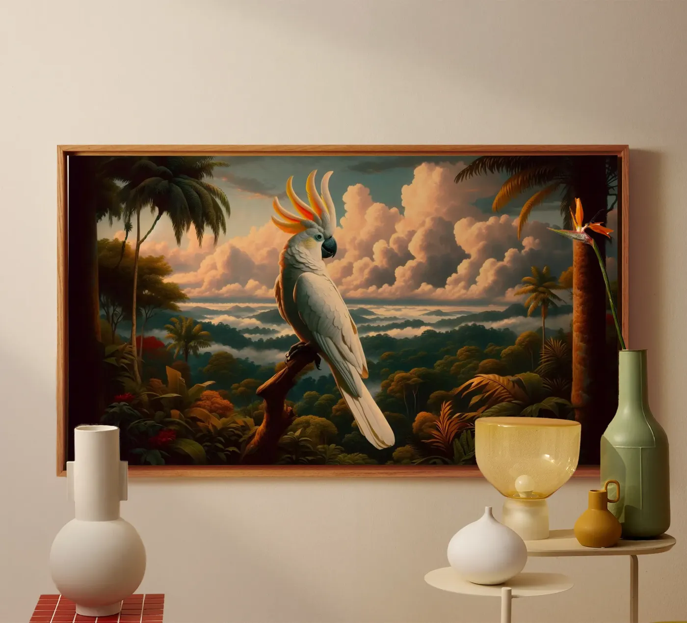 CACATOES canvas by RUBIANT ART