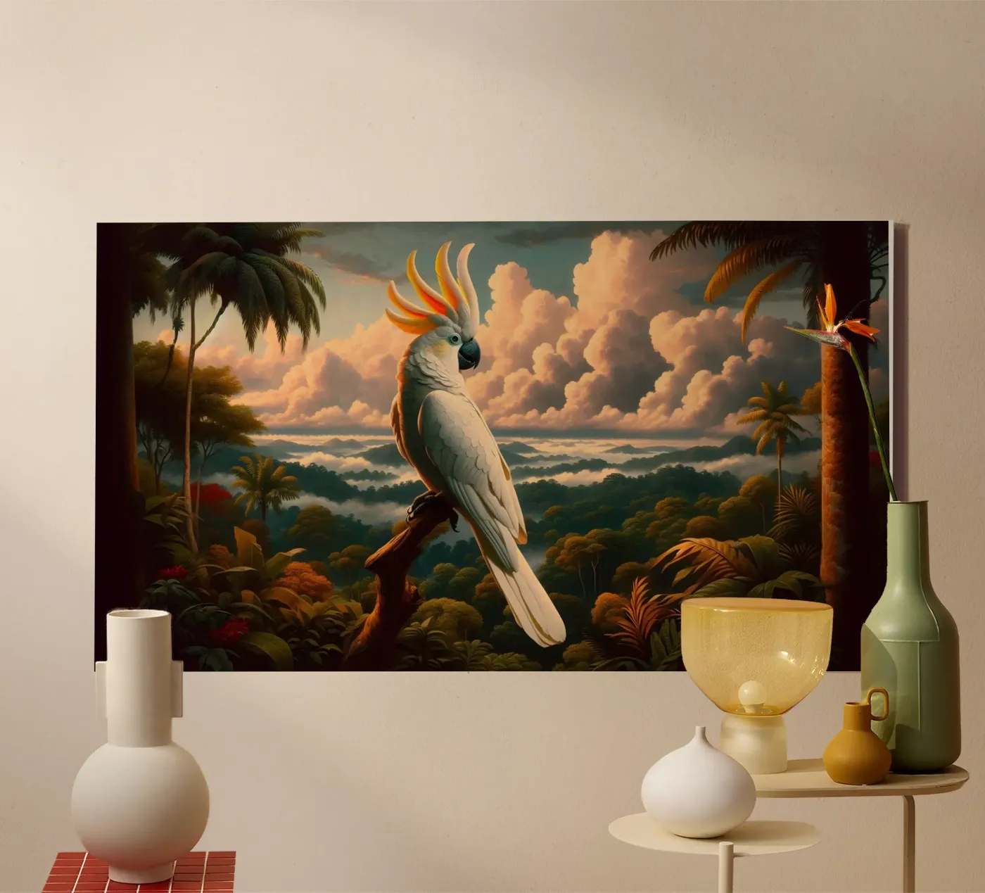 CACATOES canvas by RUBIANT ART