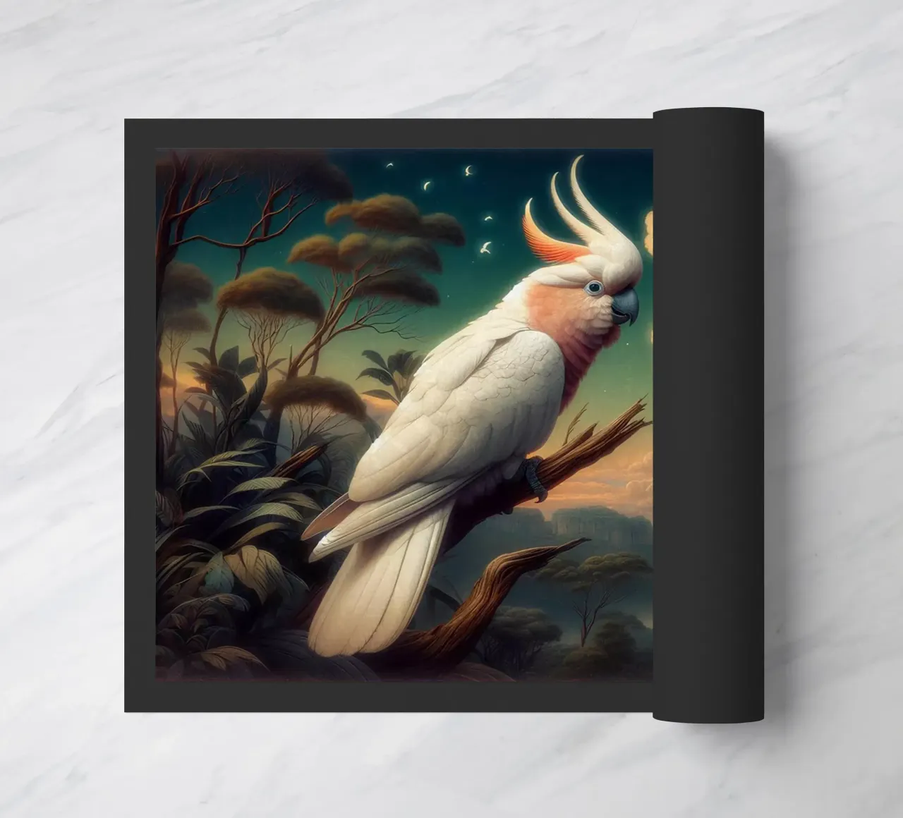 CACATOES deurmat van RUBIANT ART