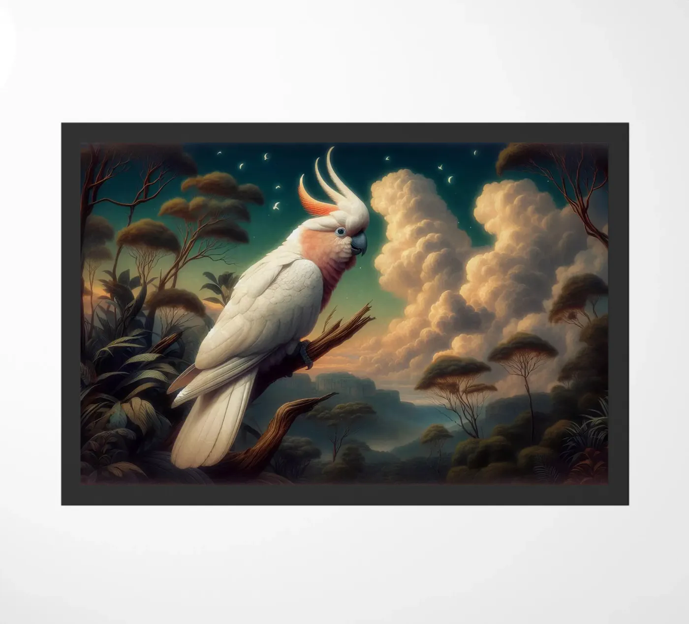 CACATOES doormat by RUBIANT ART