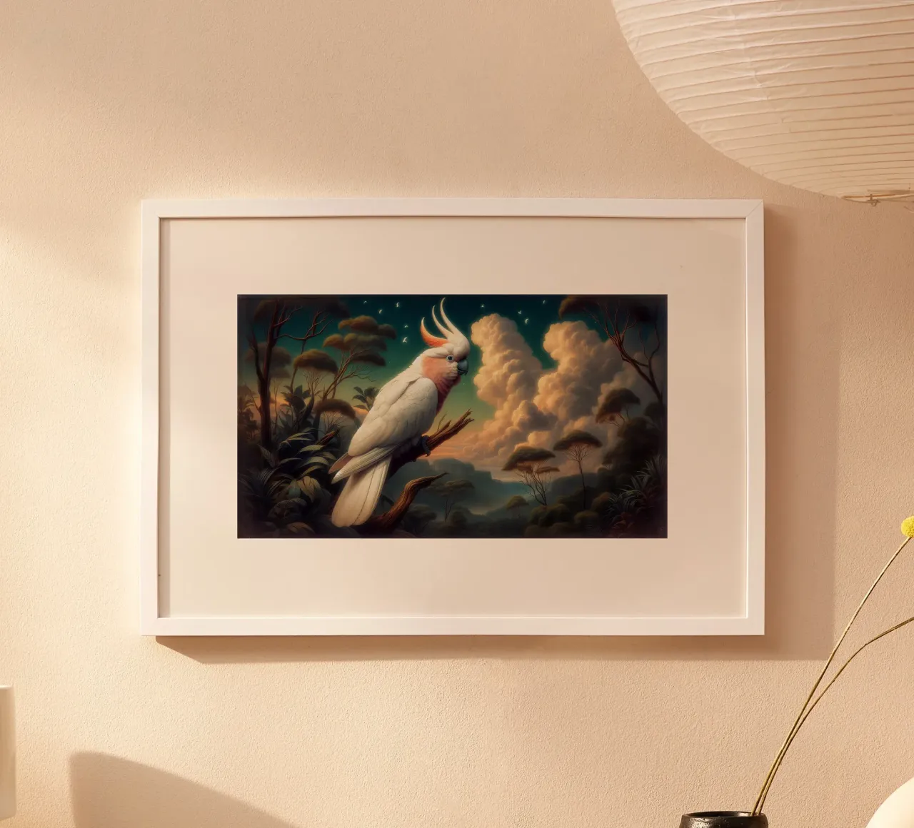 CACATOES poster van RUBIANT ART