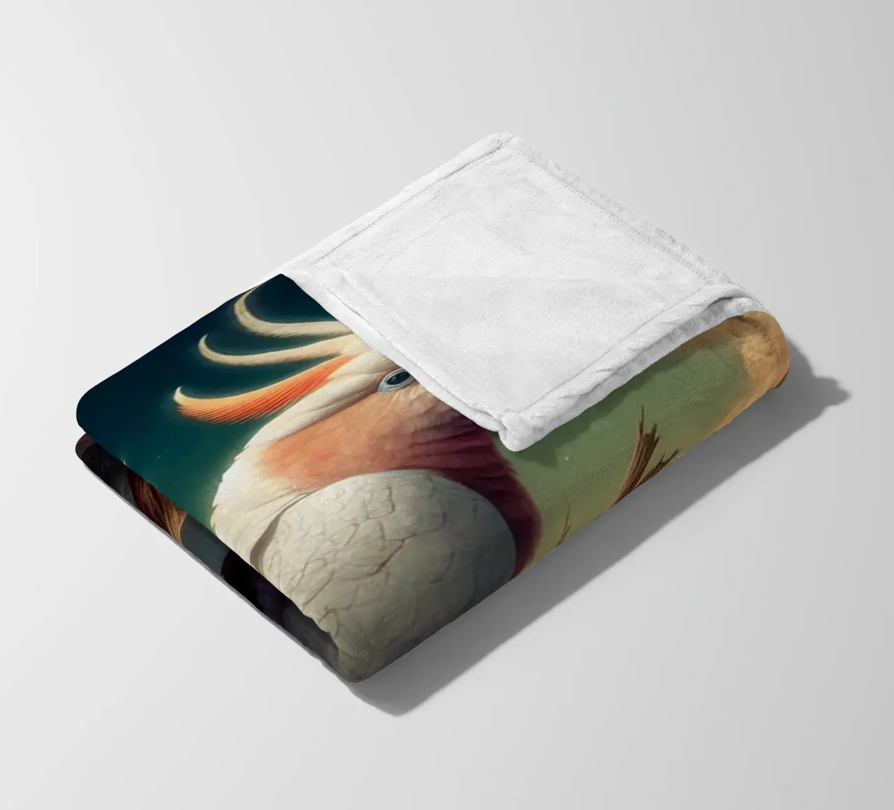 CACATOI coperta in pile da RUBIANT ART