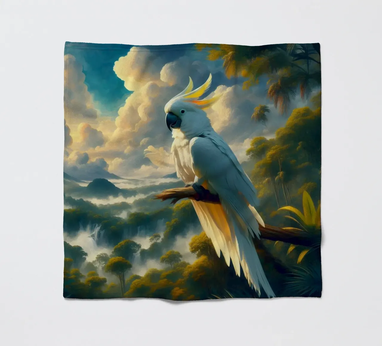 CACATOI coperta in pile da RUBIANT ART