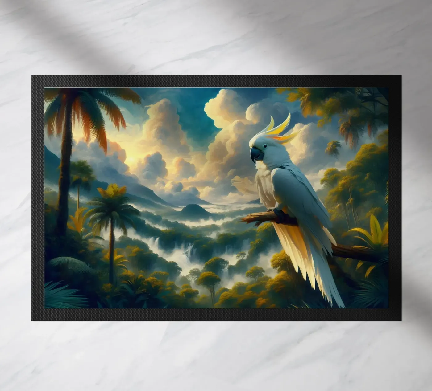 CACATOES deurmat van RUBIANT ART