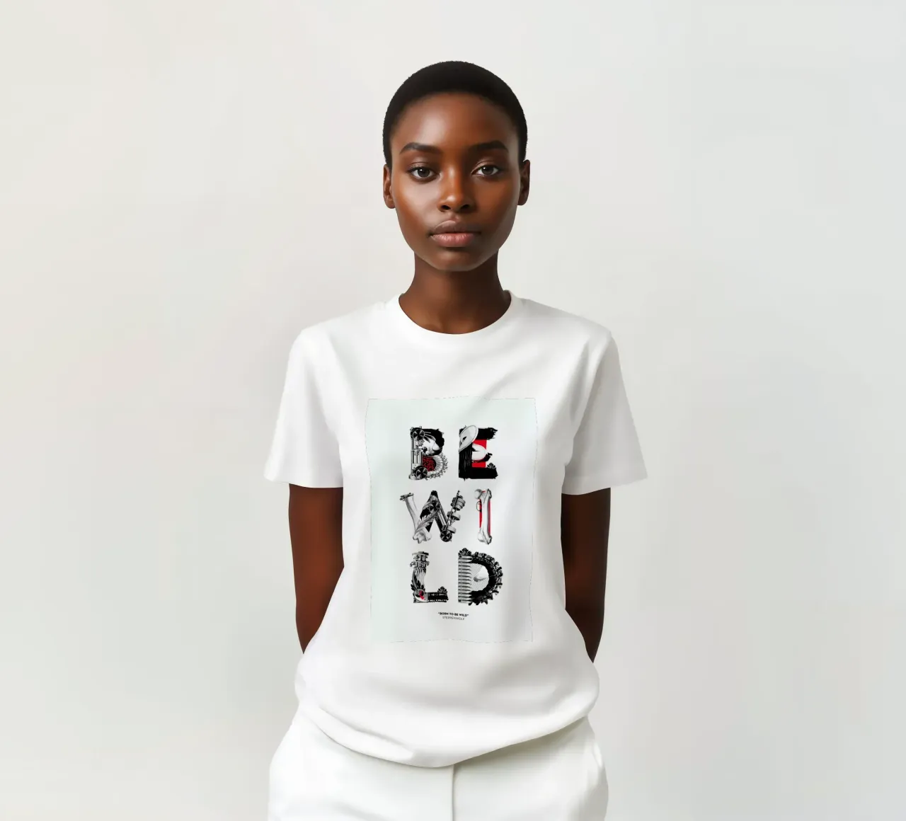 Be Wild Quote t-shirt da Birgit Palma