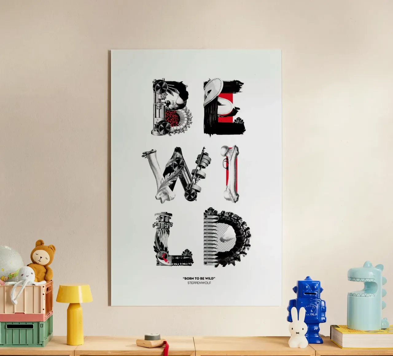 Be Wild Quote plexiglass da Birgit Palma
