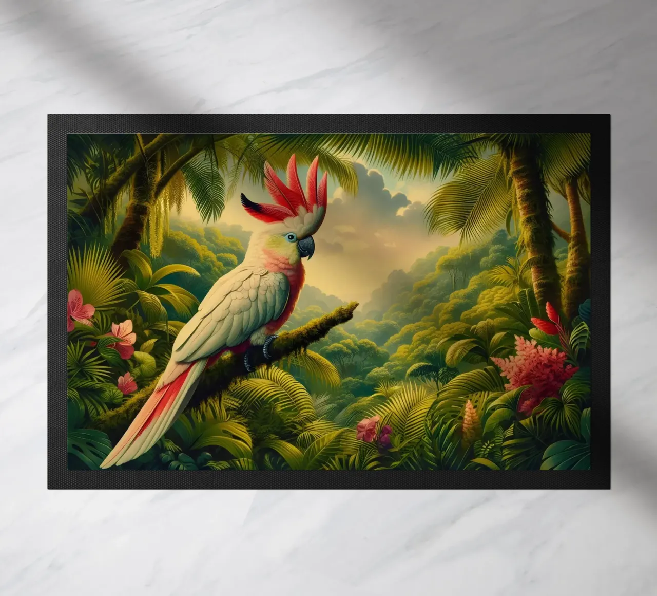 CACATOES deurmat van RUBIANT ART