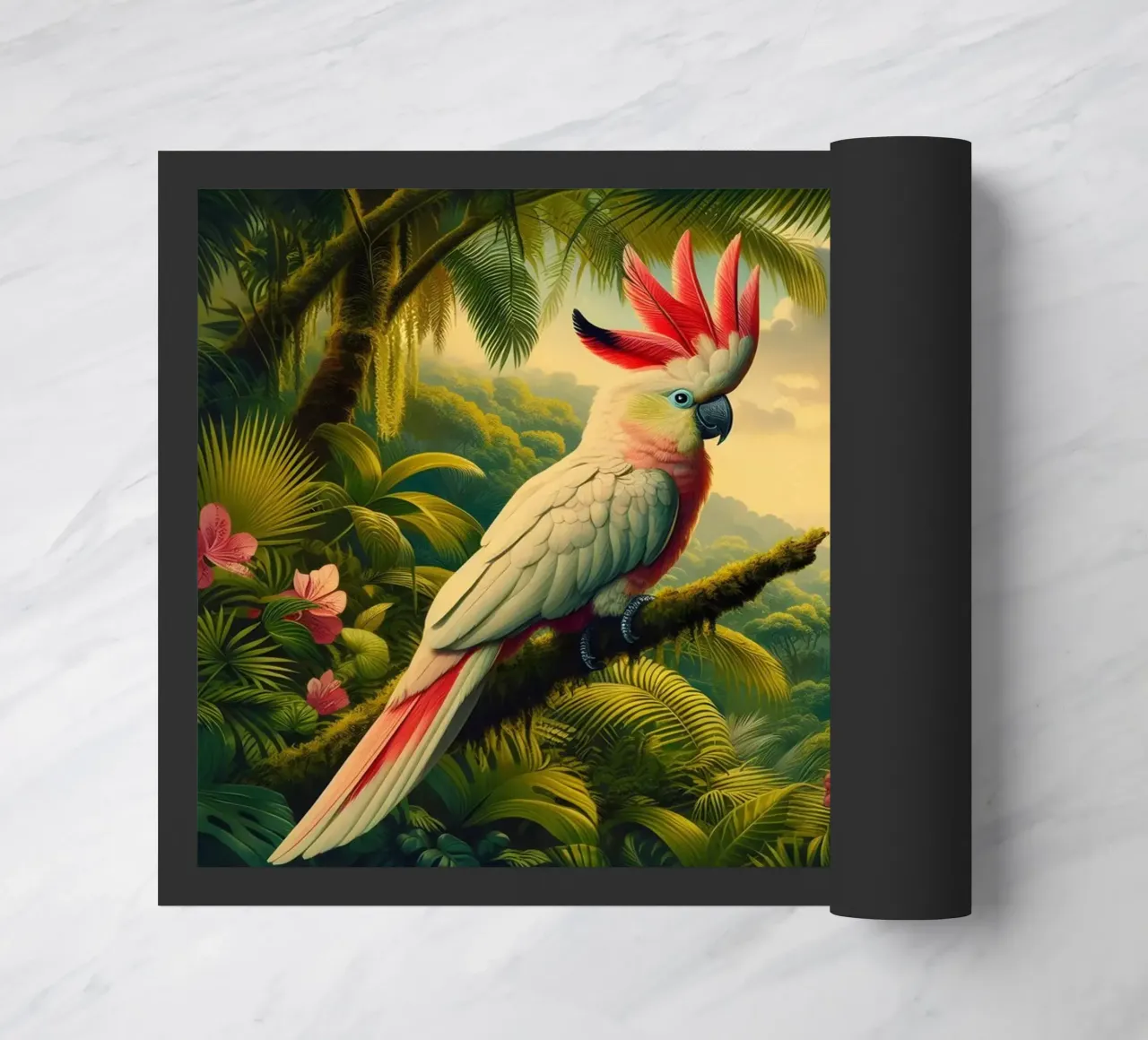 CACATOES deurmat van RUBIANT ART