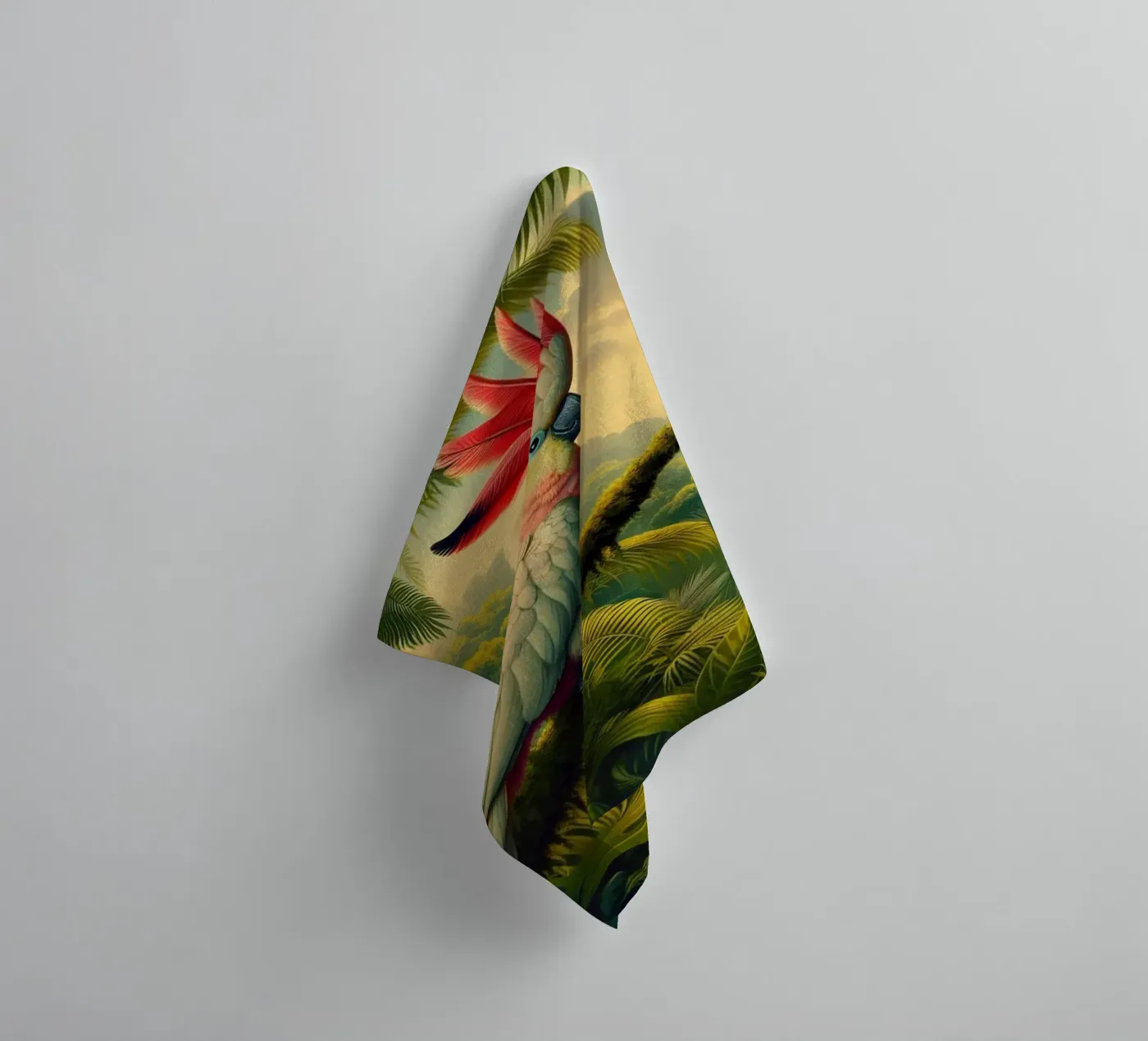 CACATOES towel by RUBIANT ART