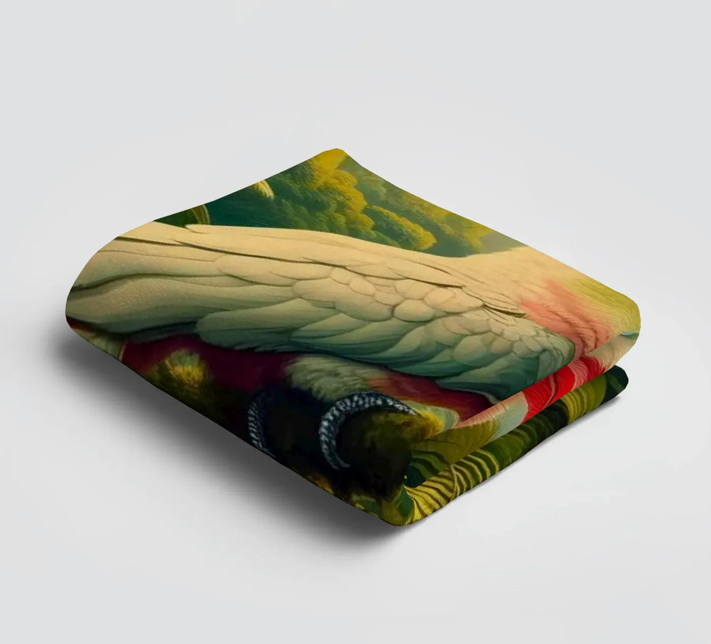 CACATOES towel by RUBIANT ART