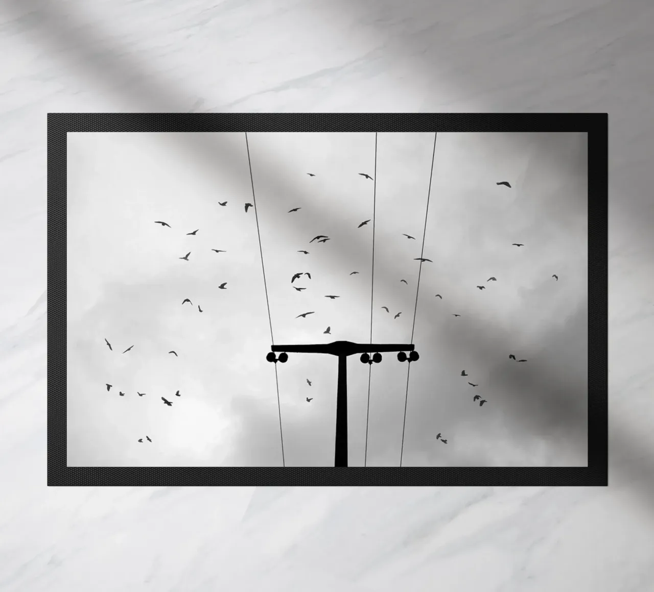 Birds deurmat van Amy & Kurt