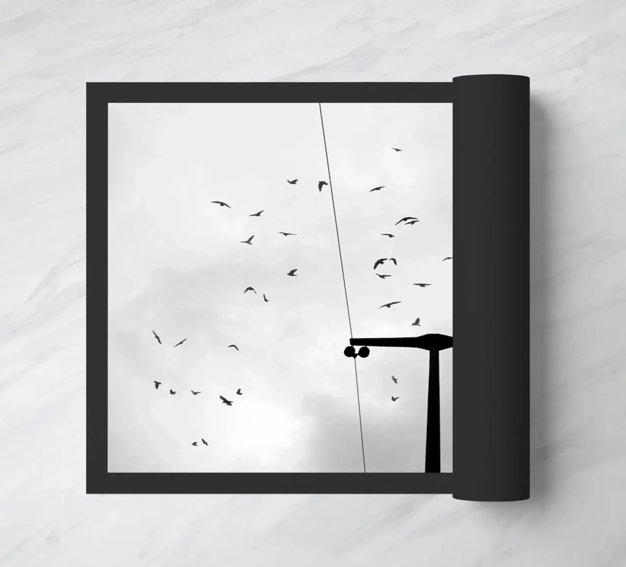 Birds deurmat van Amy & Kurt