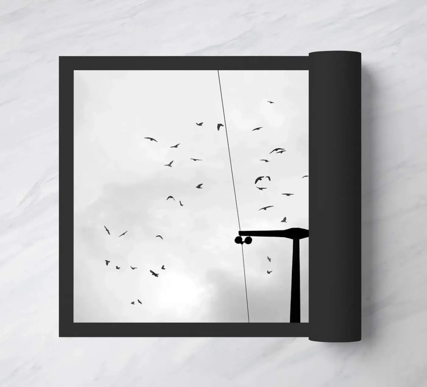 Birds doormat by Amy & Kurt