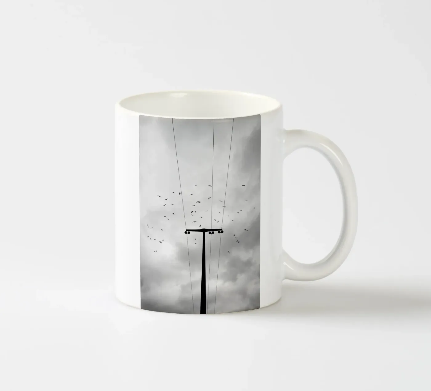 Birds ceramic mug by Amy & Kurt