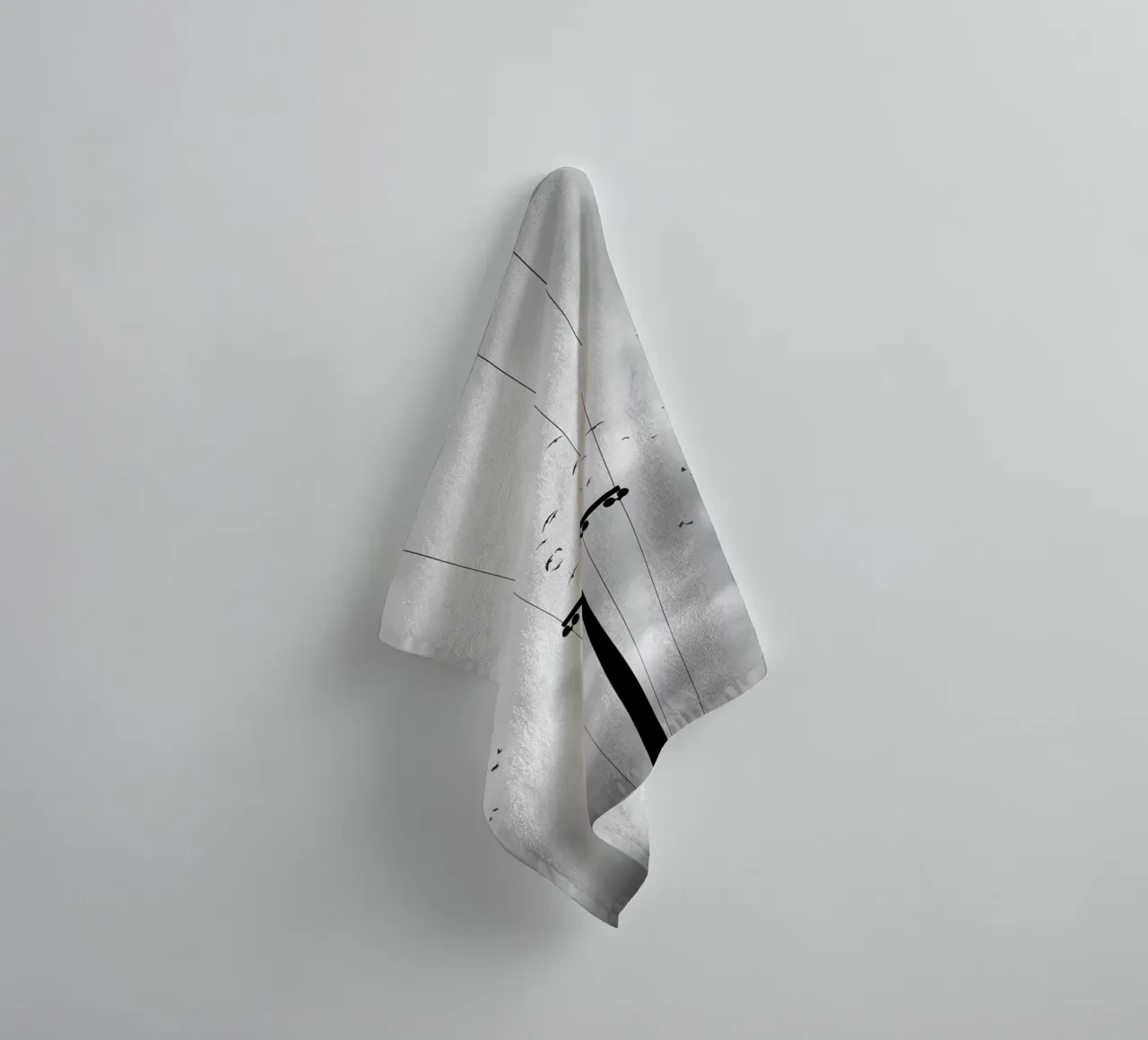 Birds towel by Amy & Kurt