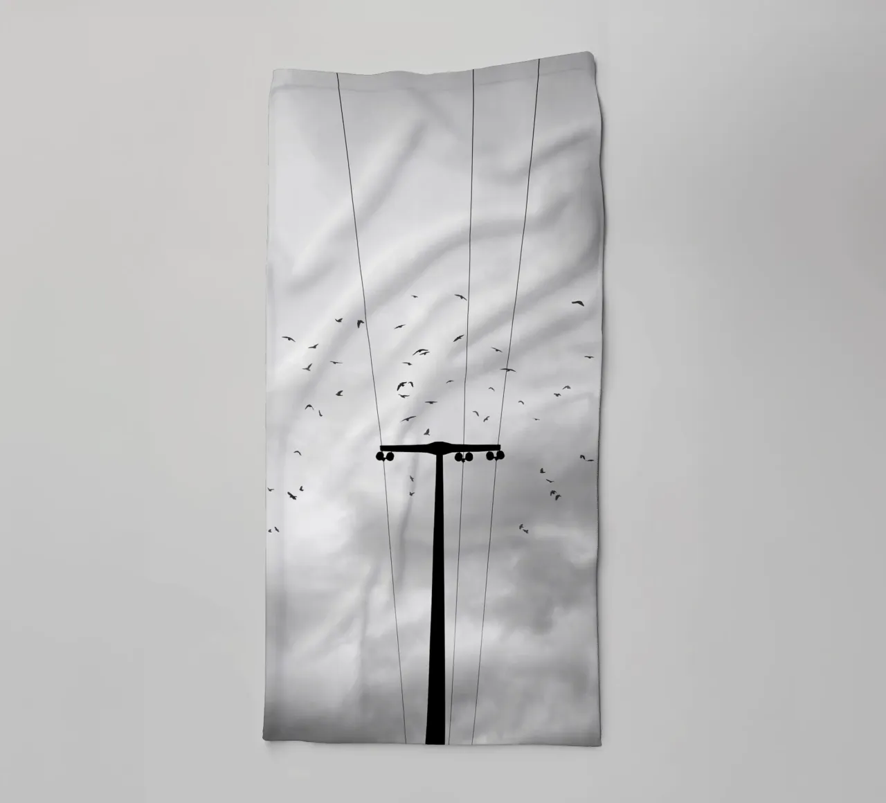 Birds towel by Amy & Kurt